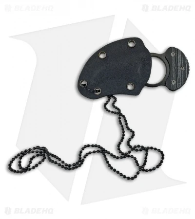 ABKT Saber Fixed Blade Neck Knife Black/Gray G-10 (1.5" Black) AB011 2 ABKT Saber Fixed Blade Neck Knife Black/Gray G-10 (1.5" Black) AB011 - Image 2