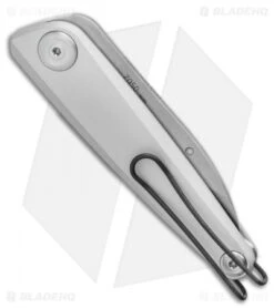 Acta Non Verba Knives Z050 Slip Joint Knife Silver Aluminum (2.6" Stonewash) 6 Acta Non Verba Knives Z050 Slip Joint Knife Silver Aluminum (2.6" Stonewash) -EOSS Knives Shop Acta Non Verba Knives Z050 Slipjoint Knife Silver Aluminium 2.6 Stonewash BHQ 122961 LS Side