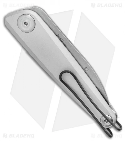 Acta Non Verba Knives Z050 Slip Joint Knife Silver Aluminum (2.6" Stonewash) 3 Acta Non Verba Knives Z050 Slip Joint Knife Silver Aluminum (2.6" Stonewash) - Image 3