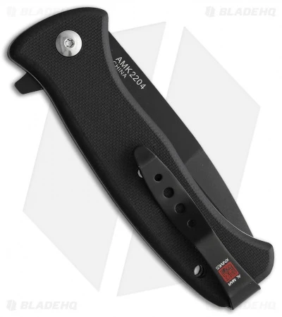 Al Mar Mini SERE 2020 Spring Assisted Knife Black G-10 (3" Black) 2 Al Mar Mini SERE 2020 Spring Assisted Knife Black G-10 (3" Black) - Image 2