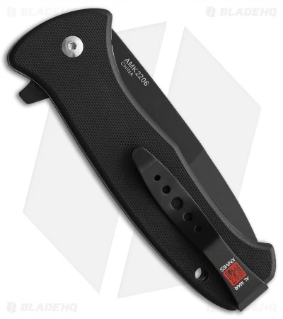 Al Mar SERE 2020 Spring Assisted Knife Black G-10 (3.6" Black) 2 Al Mar SERE 2020 Spring Assisted Knife Black G-10 (3.6" Black) - Image 2
