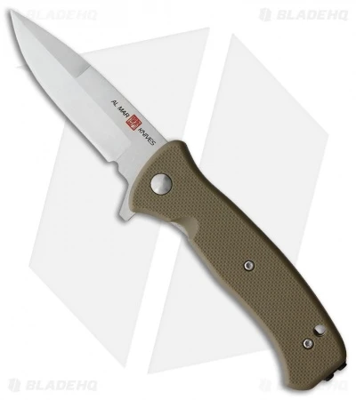 Al Mar Mini SERE 2020 Spring Assisted Knife Coyote GFN (3" Satin) 1 Al Mar Mini SERE 2020 Spring Assisted Knife Coyote GFN (3" Satin)