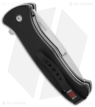 Al Mar SERE 2020 Spring Assisted Knife Black G-10 (3.6" Satin) 2 Al Mar SERE 2020 Spring Assisted Knife Black G-10 (3.6" Satin) - Image 2