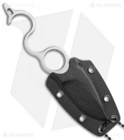 Amare Knives 6 Finger Drop Point Fixed Blade Knife (2.6" Satin) 201812 -EOSS Knives Shop Amare Knives 6 Finger DP Satin AMR201812 BHQ 93298 jr sheath