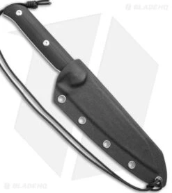 CJRB Silax Fixed Blade Knife Black G-10 (5.1" Satin) -EOSS Knives Shop Artisan Cutlery Silax Fixed Blade Black G 10 Satin BHQ 138919 jr sheath