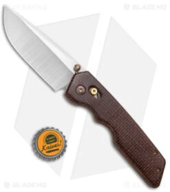 Attn2Detail Mercantile MK 3 Large Bar Lock Knife Burlap Micarta (3.7" Satin) -EOSS Knives Shop Attn2Detail Mercantile MK 3 Large Bar Lock Burlap Micarta Satin BHQ 176297 jr bottlecap