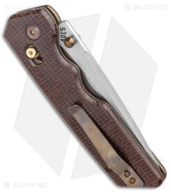 Attn2Detail Mercantile MK 3 Large Bar Lock Knife Burlap Micarta (3.7" Satin) -EOSS Knives Shop Attn2Detail Mercantile MK 3 Large Bar Lock Burlap Micarta Satin BHQ 176297 jr side