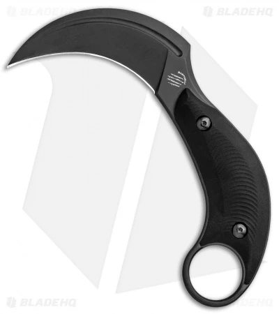 Bastinelli Creations B.A.K. Karambit Fixed Blade Knife Black G-10 (3.25" Black) 1 Bastinelli Creations B.A.K. Karambit Fixed Blade Knife Black G-10 (3.25" Black)