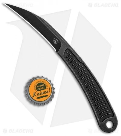 Bastinelli Creations Feather Tactical Fixed Blade Knife (3" Black Stonewash) 4 Bastinelli Creations Feather Tactical Fixed Blade Knife (3" Black Stonewash) - Image 4