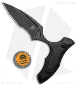 Bastinelli Creations MANAIA Push Dagger Black G-10 (3.75" Black Stonewash) -EOSS Knives Shop Bastinelli Creations MANAIA Push Dagger Black G 10 Black SW BAS219 BHQ 96981 jr bottlecap