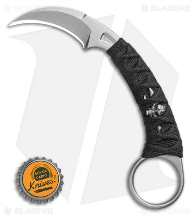 Bastinelli PiKa Picoeur Karambit Fixed Blade Knife Wrapped W/ Menuki (1" SW) 4 Bastinelli PiKa Picoeur Karambit Fixed Blade Knife Wrapped W/ Menuki (1" SW) - Image 4
