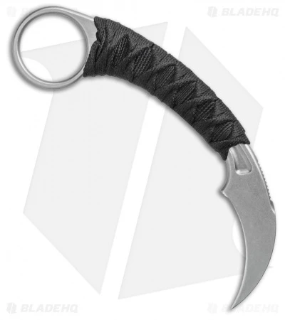 Bastinelli PiKa Picoeur Karambit Fixed Blade Knife Wrapped W/ Menuki (1" SW) 2 Bastinelli PiKa Picoeur Karambit Fixed Blade Knife Wrapped W/ Menuki (1" SW) - Image 2