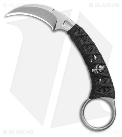 Bastinelli PiKa Picoeur Karambit Fixed Blade Knife Wrapped W/ Menuki (1" SW) 1 Bastinelli PiKa Picoeur Karambit Fixed Blade Knife Wrapped W/ Menuki (1" SW)