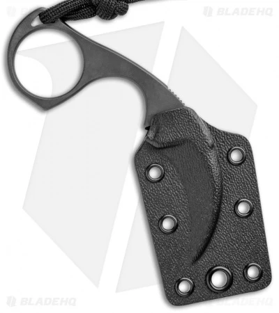 Bastinelli Diagnostic Karambit Fixed Blade Neck Knife Black (1.5" Black) 3 Bastinelli Diagnostic Karambit Fixed Blade Neck Knife Black (1.5" Black) - Image 3