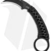 Bastinelli PiKa Picoeur Karambit Fixed Blade Knife Wrapped (1" Black)