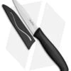 Benchmark Ceramic Paring Knife Black Synthetic (3" Plain)