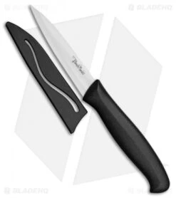 Benchmark Ceramic Paring Knife Black Synthetic (3" Plain)