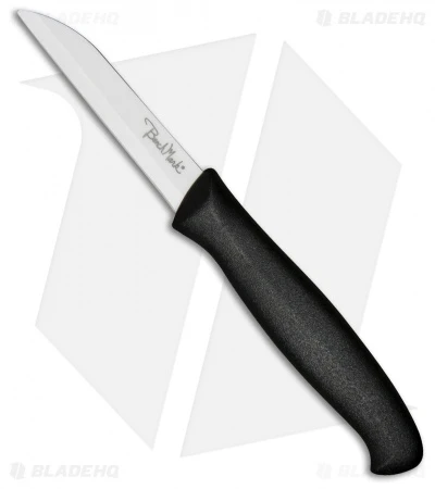 Benchmark Ceramic Paring Knife Black Rubber (3" Plain) 1 Benchmark Ceramic Paring Knife Black Rubber (3" Plain)