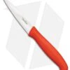 Benchmark Ceramic Tomato Knife Red Polymer (3.5" Full Serrated)
