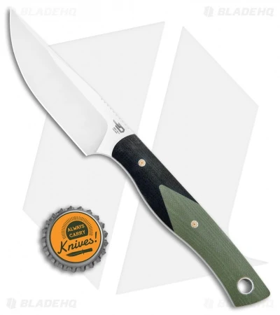 Bestech Knives Heidi Blacksmith Fixed Blade Knife OD Green G-10 (3.1" Satin) 4 Bestech Knives Heidi Blacksmith Fixed Blade Knife OD Green G-10 (3.1" Satin) - Image 4