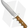 BlackJack Knives Model 14 Halo Attack Knife Natural Micarta (7.5" Satin)