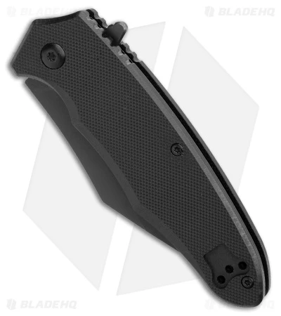 Blackhawk Be-Wharned Sideliner Knife Black G-10 (3.25" Black Partial Serrated) 2 Blackhawk Be-Wharned Sideliner Knife Black G-10 (3.25" Black Partial Serrated) - Image 2