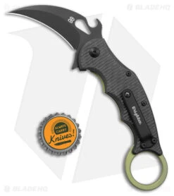 Brighten Blades Moonstruck Karambit Green Titanium W/ Carbon Fiber (2.5" Black) 9 Brighten Blades Moonstruck Karambit Green Titanium W/ Carbon Fiber (2.5" Black) -EOSS Knives Shop Brighten Blades Moonstruck Karambit Green Black BHQ 178983 jr bottlecap