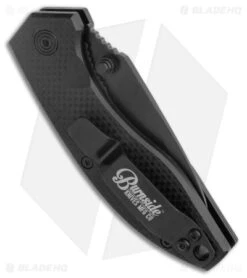 Burnside Knives Carmen Liner Lock Knife Black G-10 (2.6" Black) -EOSS Knives Shop Burnside Knives Carmen LL Black G 10 Black BHQ 173553 jr side