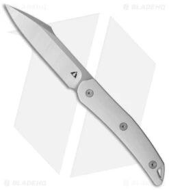 CMB Made Knives Kisame Fixed Blade Knife White G-10 (3" Satin)