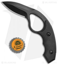 Colonel Blades NCO LowVz Fixed Blade Kit W/ Trainer (2.5" Black) -EOSS Knives Shop Colonel Blades NCO LowVz Dagger Kit with Trainer Black BHQ 75730 jr bottlecap