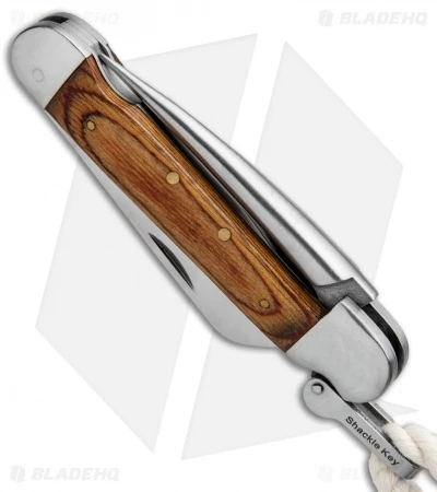 Colonial Marlin Spike Pocket Knife 4.375" Wood 2 Colonial Marlin Spike Pocket Knife 4.375" Wood - Image 2