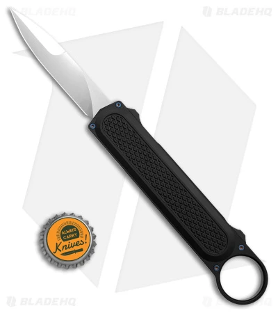Daggerr Knives Mermaid Double Action OTF Knife Black (3.5" Satin VG10) 5 Daggerr Knives Mermaid Double Action OTF Knife Black (3.5" Satin VG10) - Image 5