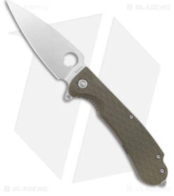 Daggerr Discover Knives Resident Liner Lock Knife Olive FRN (3.5" Stonewash)