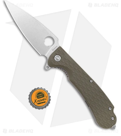 Daggerr Discover Knives Resident Liner Lock Knife Olive FRN (3.5" Stonewash) 4 Daggerr Discover Knives Resident Liner Lock Knife Olive FRN (3.5" Stonewash) - Image 4