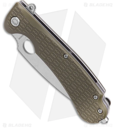Daggerr Discover Knives Resident Liner Lock Knife Olive FRN (3.5" Stonewash) 2 Daggerr Discover Knives Resident Liner Lock Knife Olive FRN (3.5" Stonewash) - Image 2