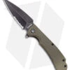 Daggerr Discover Knives Urban2 Liner Lock Knife Olive FRN (3.5" Black)