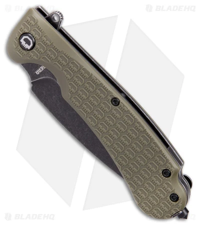 Daggerr Discover Knives Urban2 Liner Lock Knife Olive FRN (3.5" Black) 2 Daggerr Discover Knives Urban2 Liner Lock Knife Olive FRN (3.5" Black) - Image 2