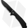 Daggerr Discover Knives Wocket Liner Lock Knife Black FRN (3.5" Black)