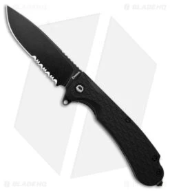 Daggerr Discover Knives Wocket Liner Lock Knife Black FRN (3.5" Black)