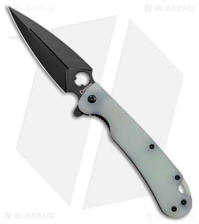 Daggerr Knives Arrow Blade HQ Exclusive Flipper Knife Jade G-10 (4" Black D2) 1 Daggerr Knives Arrow Blade HQ Exclusive Flipper Knife Jade G-10 (4" Black D2)