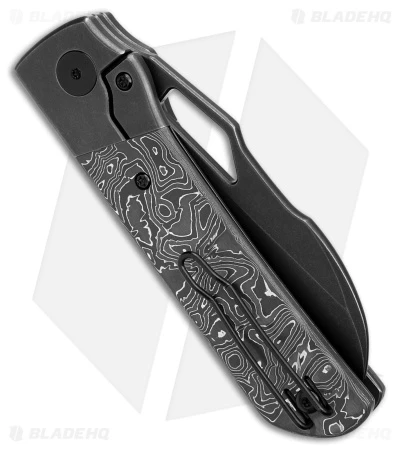 Divo Knives Stout Frame Lock Knife Titanium/Aluminum Foil Carbon Fiber (3" BW) 3 Divo Knives Stout Frame Lock Knife Titanium/Aluminum Foil Carbon Fiber (3" BW) - Image 3