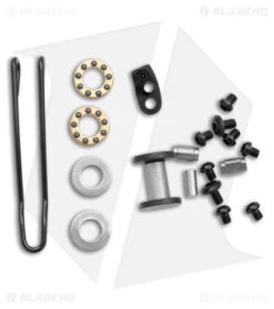 Divo Knives Stout Frame Lock Knife Titanium/Black Micarta (3" BW) -EOSS Knives Shop Divo Knives Stout FL Ti Black Micarta Black Wash BHQ 176276 jr hw