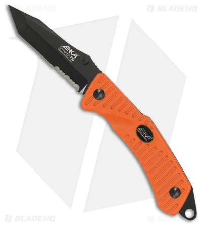 EKA Swede T9 Manual Knife Orange G-10 (3.5" Black) 734201 1 EKA Swede T9 Manual Knife Orange G-10 (3.5" Black) 734201