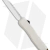 EOS Harpoon OTF Auto Dagger Knife White Stormtrooper Al/Ti (3.75" White/Satin)