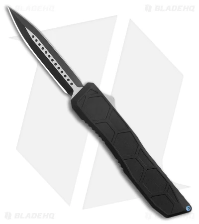EOS Harpoon OTF Automatic Knife Dagger Black Hex Alum/Blue (3.75" Two-Tone) 1 EOS Harpoon OTF Automatic Knife Dagger Black Hex Alum/Blue (3.75" Two-Tone)