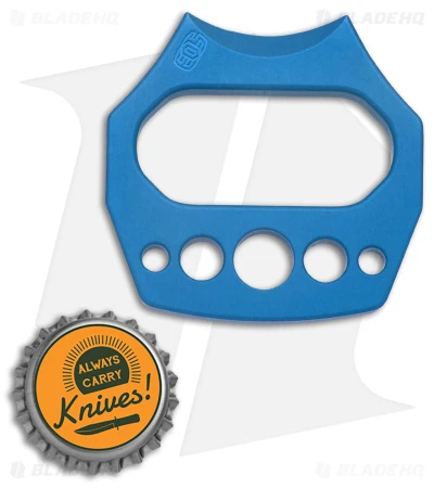 EOS Wailer Blue Aluminum Keychain & Pocket Tool (2.25") 3 EOS Wailer Blue Aluminum Keychain & Pocket Tool (2.25") - Image 3