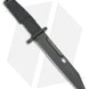 Extrema Ratio Fulcrum Bayonet Fixed Blade Knife Black Forprene (7" Black Serr)