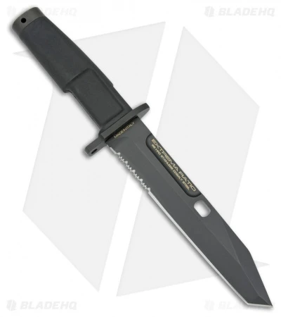 Extrema Ratio Fulcrum Bayonet Fixed Blade Knife Black Forprene (7" Black Serr) 1 Extrema Ratio Fulcrum Bayonet Fixed Blade Knife Black Forprene (7" Black Serr)