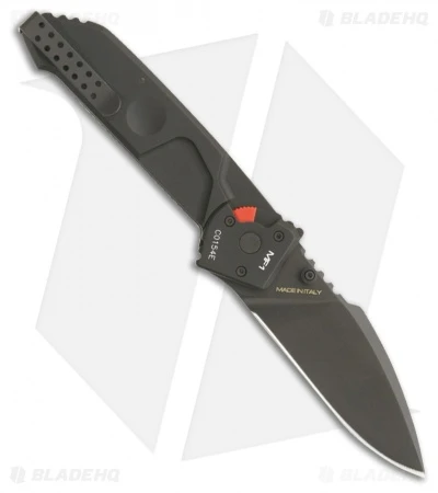 Extrema Ratio MF1 Black Liner Lock Knife Black Aluminum (3.5" Black) 2 Extrema Ratio MF1 Black Liner Lock Knife Black Aluminum (3.5" Black) - Image 2
