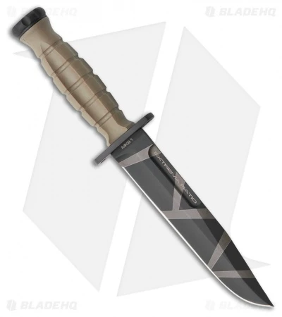 Extrema Ratio MK2.1 Desert Warfare Fixed Blade Knife Tan Forprene (7" Tan Camo) 1 Extrema Ratio MK2.1 Desert Warfare Fixed Blade Knife Tan Forprene (7" Tan Camo)